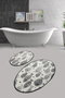Mijölnir Juego de alfombrillas de baño Fish Djt - White Multicolor